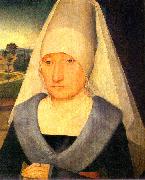 Hans Memling Portrait of an Old Woman oil painting